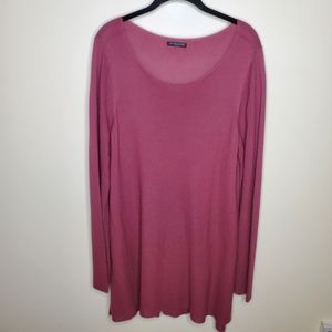 Eileen Fisher Woman Tencel Lyocell Oversize Pullover Lightweight Sweater